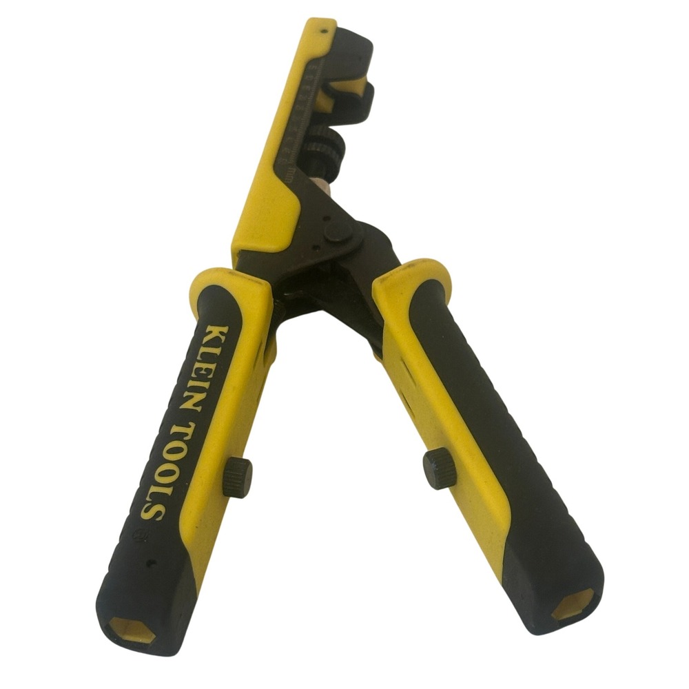 Klein Tools VDV211-100 Compression Crimper BNC F Connector Coax Tool Yellow